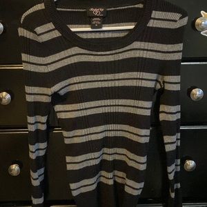 Black/Grey Womens Top